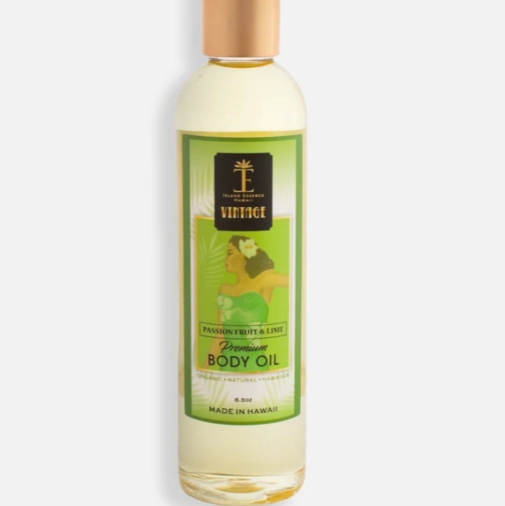 Island Essence Hawaii Body Oil Passion Fruit Lime 8.5oz